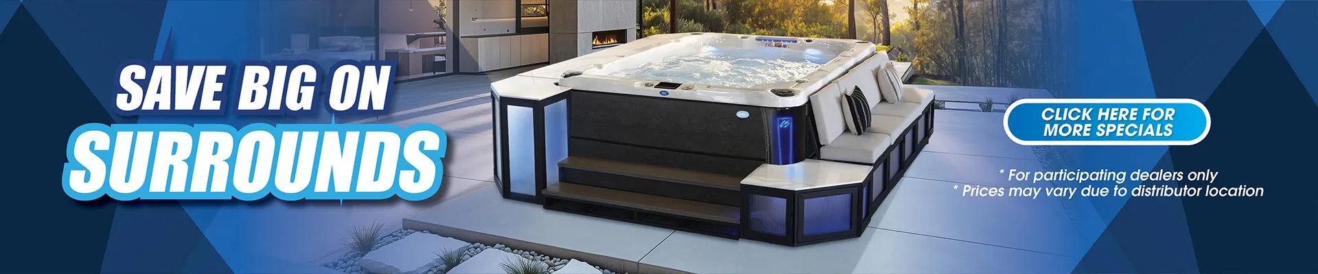 Calspas hot tub being used in a family setting - Layton