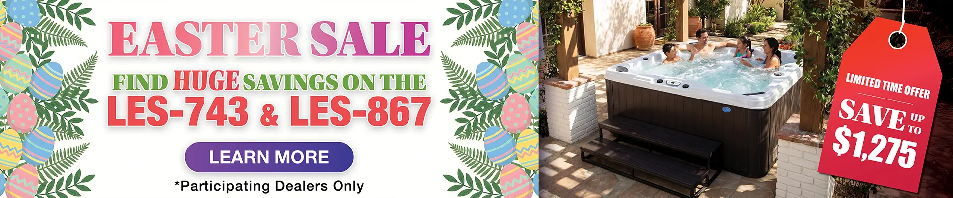 Calspas hot tub being used in a family setting - Layton