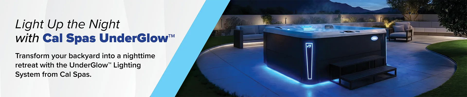 Calspas hot tub being used in a family setting - Layton